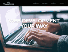 Tablet Screenshot of codingmice.com